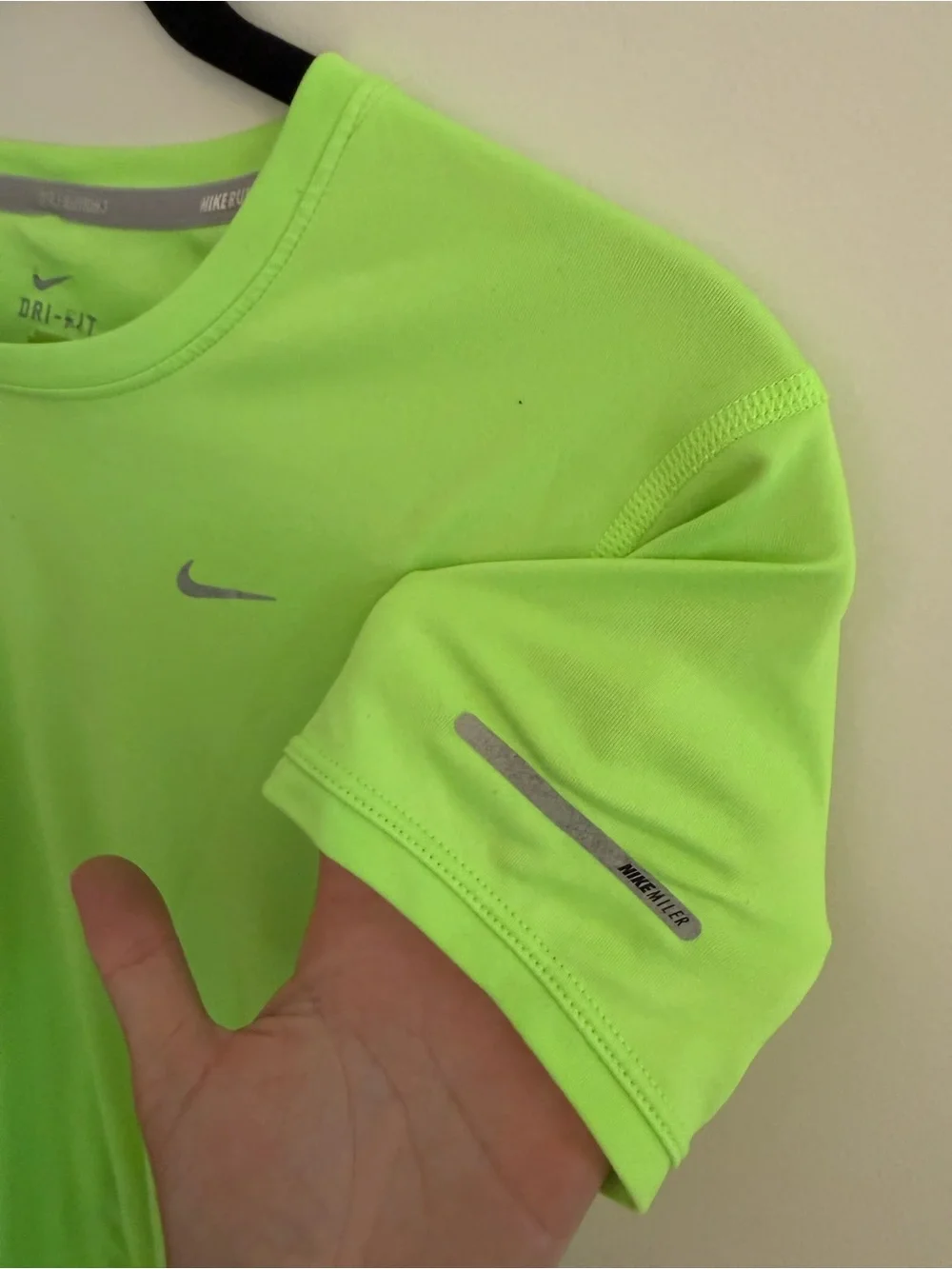 Nike Women's Dri-FIT Neon Green Workout Shirt